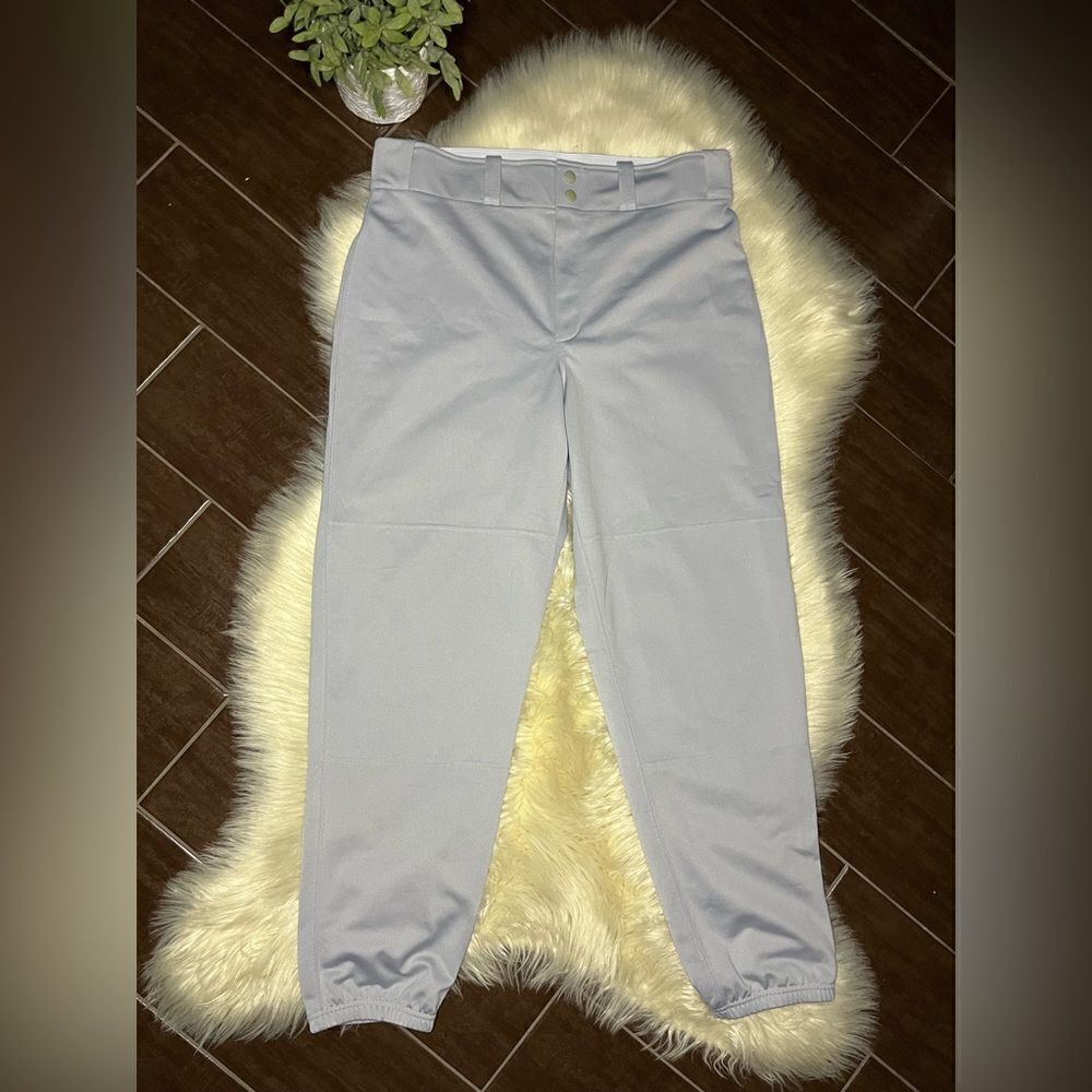 Nike grey baseball pants sz Large